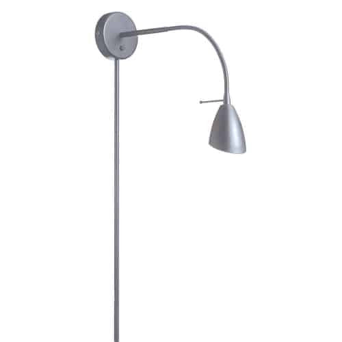 Dainolite Winford Wall Mounted Reading Lamp Satin Chrome