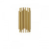 Dainolite Weslyn 2 Light Wall Sconce Short-Aged Brass Lamp