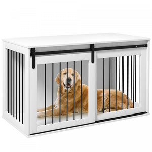 Pawhut Dog Crate Furniture, 46.5