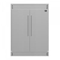 Forno Maderno 60 Inch Convertible Refrigerator, 27.2 cu.ft., with Decorative Grill - FFFFD1722-60S 