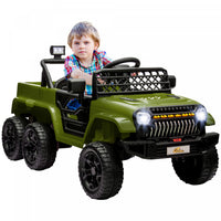 Qaba 12v Electric Powered Ride-On Car For Kids, 4wd/2wd Switchable Ride On Car With Remote Control,