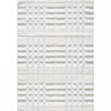 Lola Plaid Cream Shag Area Rug - 6'7