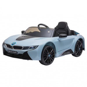Aosom Kids Electric Powered Ride-On Car Bmw Coupe Battery Powered Toy Truck With Remote Control 2 Speeds Lights Mp3 Power Indicator For 37-96 Months Old
