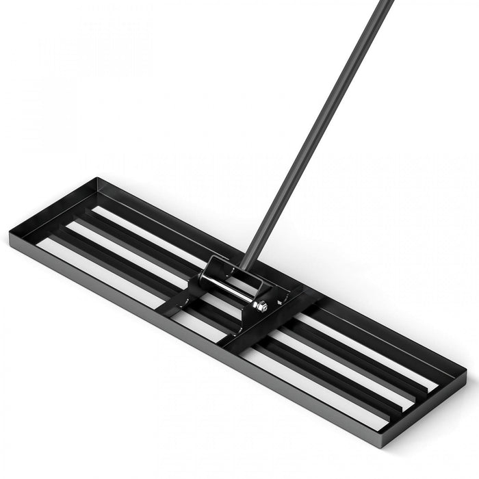 Costway Lawn Leveling Rake 36\" X 10\" Heavy Duty Level Lawn Tool For Garden Backyard/lawn Black