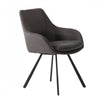Larkin Grey Upholstered Accent Dining Chair | Chaise d'appoint de salle a manger Larkin rembourree grise