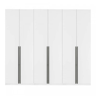 Lee Modern 32" Wardrobe Closet in White - Set of 3 Armoire | Armoire moderne Lee 32" en blanc - Ensemble de 3