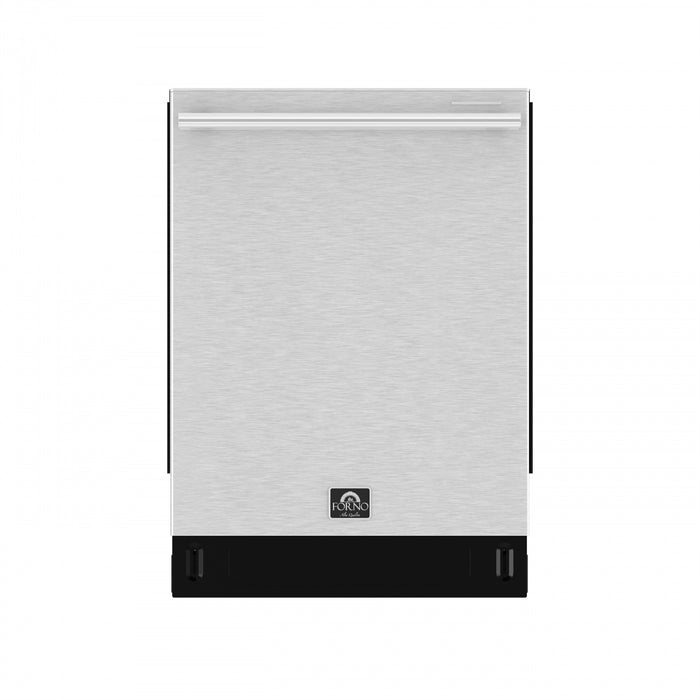Forno Stella 24 in. Built-in Tall Tub Fingerprint-Resistant Stainless Steel Dishwasher 44 dBA - FDWBI8010-24S
