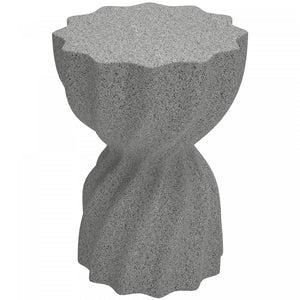 Outsunny Spiral Decorative Garden Stool Side Table Plant Stand