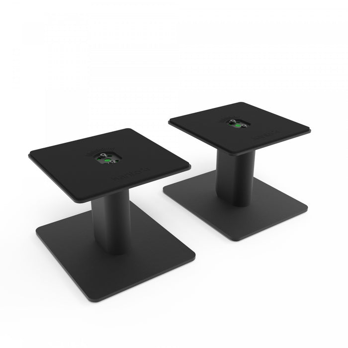 Kanto SP6HD 6\" Universal Desktop Speaker Stands with Cable Management - Pair, Black