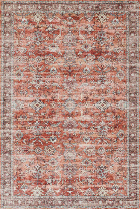 Ruby Traditional 10'0\" x 13'0\" Area Rug in Brown Indoor Area Rug
