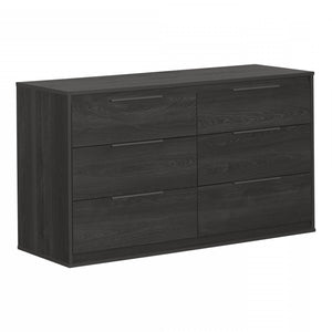 Hourra 6-Drawer Double Dresser - Grey Oak