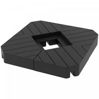 Outsunny Cantilever Umbrella Weights 132 lb. Water or 176 lb. Sand, Black