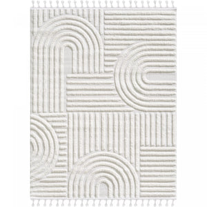 Quinto Geo Circles Shag Area Rug - 6'3