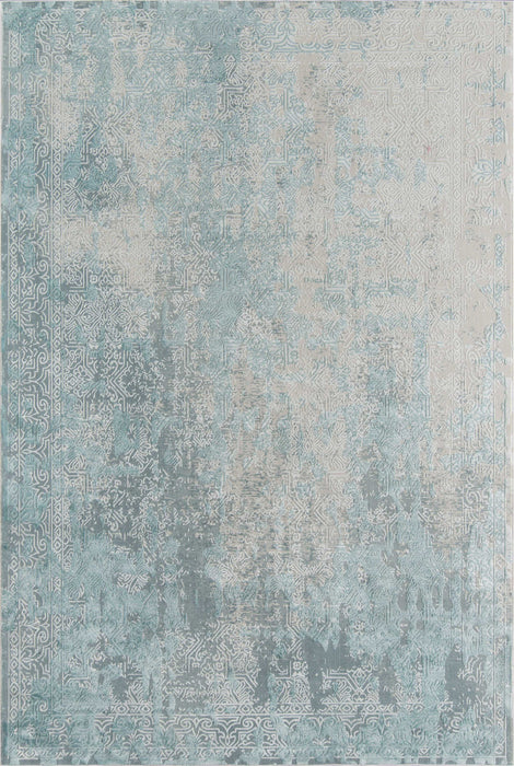Elysia Traditional 5'1\" x Area Rug in Blue Indoor Area Rug