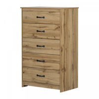 Tassio 5-drawer Chest - Nordik Oak 