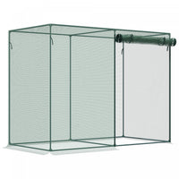 Outsunny 6.5 X 3.3ft Crop Cage, Zippered Door Plant Protection Tent Green