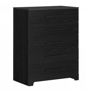 Primo 5-Drawer Chest - Black Oak