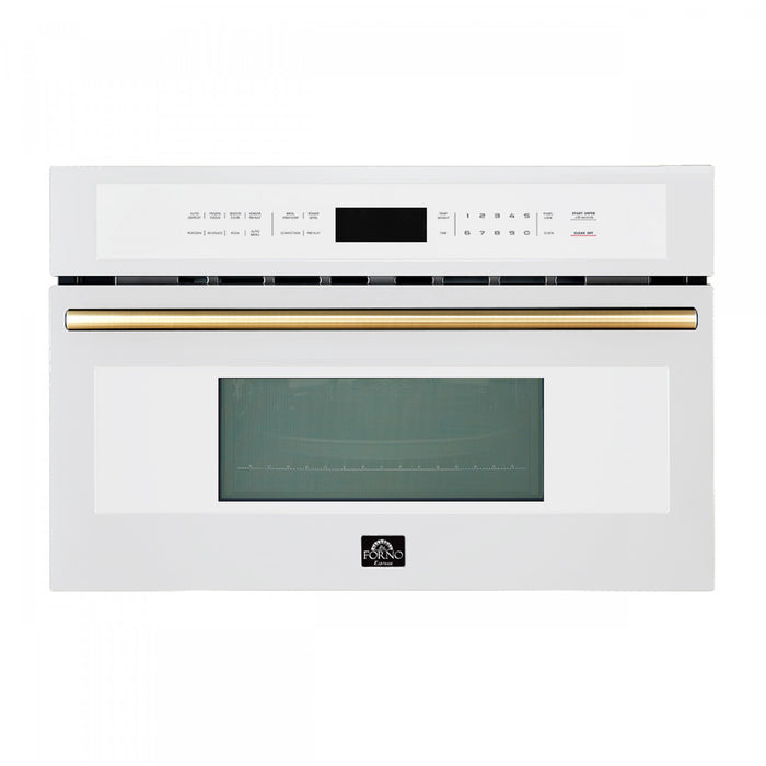 Forno Oliena Espresso White 30-Inch Built-In Microwave, 1.6 cu.ft - FMWDR3093-30WHT