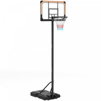 Soozier 6-7ft Basketball Hoop And Stand With 18