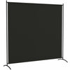 Outsunny Single Panel Privacy Screen, Uv30+ Room Divider, Black
