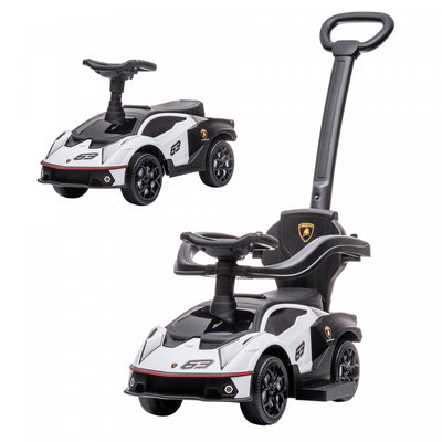 Aosom 2 In 1 Ride On Push Car Essenza Scv12 Licensed Toddler Sliding Car Walker Push-along With Horn|Aosom 2 En 1 Voiture A Roulettes Essenza Scv12 Sous Licence Voiture A Pousser Pour Bambin Avec Klaxo