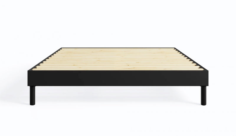 Smart Base Essential Queen Metal Platform Bed Frame - Black