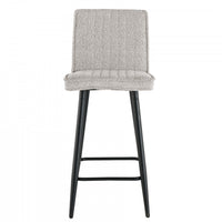 Marielle Taupe Upholstered Bar Stool (Set of 2)