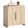 HOMCOM Sideboard Cabinet, 31.5\" Modern Buffet Cabinet with Soft-Close Door