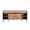 Dumbo Modern 63\" Fluted TV Stand in Golden Brown
