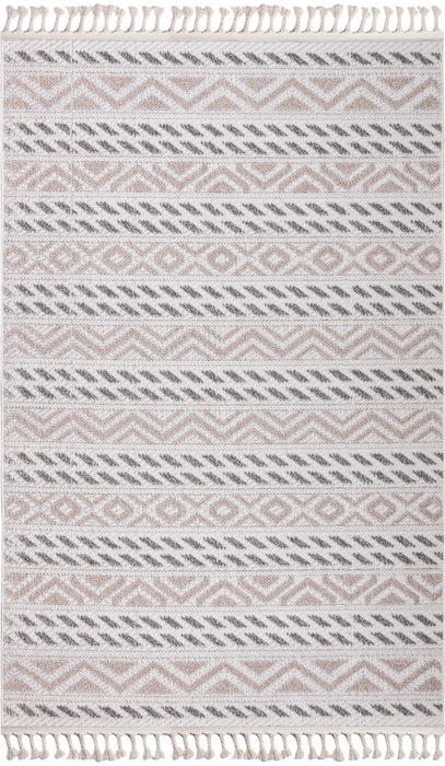 Athena Beige Indoor/Outdoor Area Rug - 7.6 X 10.6