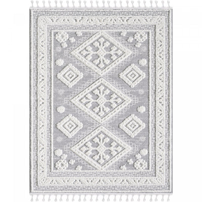 Quinto Westerner Shag Area Rug - 7'7" x 10'|Carpette à poil long Quinto Westerner - 7 pi 7 po x 10 pi