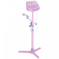 Qaba Microphone For Kids, Karaoke Toys For Kids 3+ Years With Music Stand, Karaoke Machine Microphon