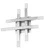 Dainolite Acasia Wall Sconce 24w Polished Chrome Frosted Acrylic Diffuser Lamp