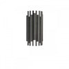 Dainolite Weslyn 2 Light Wall Sconce Short Matte Black Lamp