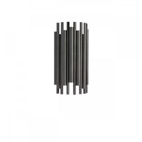 Dainolite Weslyn 2 Light Wall Sconce Short Matte Black Lamp