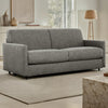 Brix 70 in. Textured Weave Euro Sofa Bed with Memory Foam Mattress - Stone | Brix 70 po. Canape-lit euro en tissu texture avec matelas mousse memoire - Pierre