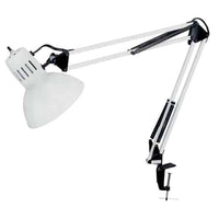 Dainolite Working/Task Lamp Spring Balanced Clampon Gloss White 36