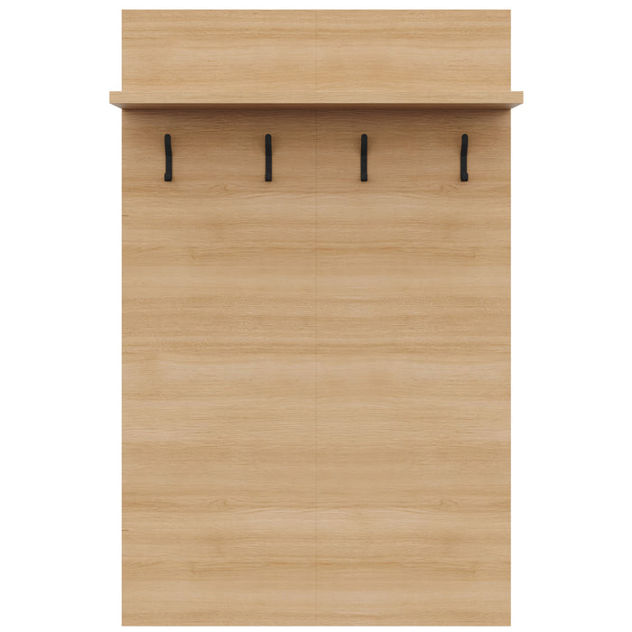 Porto Entryway Wall-Mounted Coat Rack with Shelf