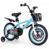 16\" Kid's Bike For 4-7 With Height-adjustable Handlebar & Saddle Handbrake Blue
