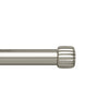 Umbra Cleo Nickel Steel Expandable 1\" Curtain Rod - 36\"-66\" 
