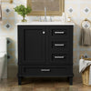 Olivia 30\" Bathroom Vanity with Sink Combo and Storage Drawers,Black