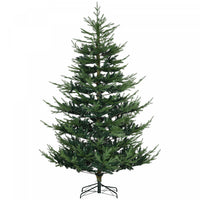 HOMCOM 7.5' Artificial Christmas Tree with Hinge Design Green