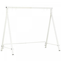 Outsunny Swing Stand, Metal Swing Frame, 528 Lbs Weight Capacity, White