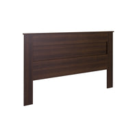 King Flat Panel Headboard - Espresso