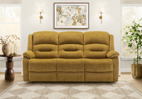 Small 3-Seater Power Reclining Upholstered Sofa, 70