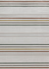 London Multi-Coloured Striped Area Rug - 5'3\" x 7'7\"