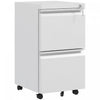 Vinsetto 2-drawer Vertical Filing Cabinet For Letter A4 Legal Size