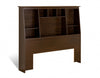 Full/Queen Tall Bookcase Headboard - Espresso