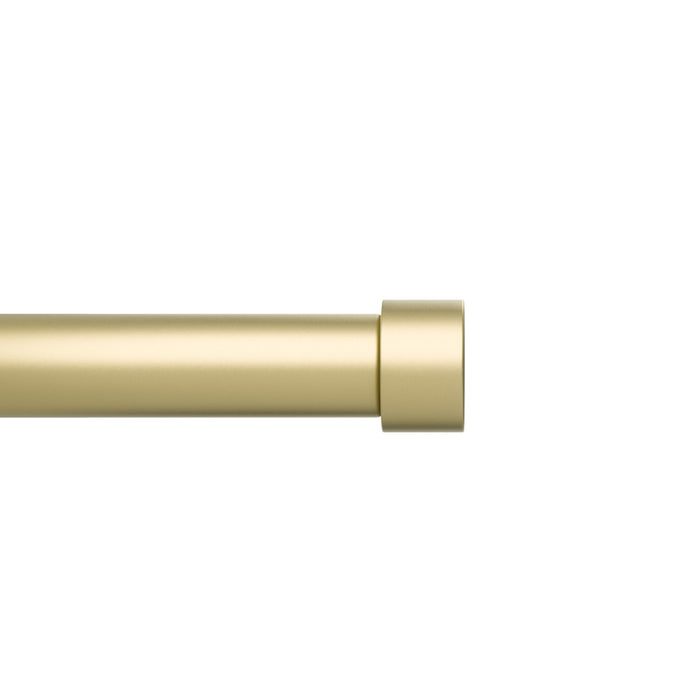 Umbra Cappa Gold Expandable 1\" Curtain Rod - 66\"-120\" 