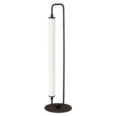 Dainolite Freya 1 Light LED Table Lamp Matte Black White Acrylic|Lampe de table Freya de Dainolite en acrylique blanc, avec fini noir mat et 1 ampoule à DEL